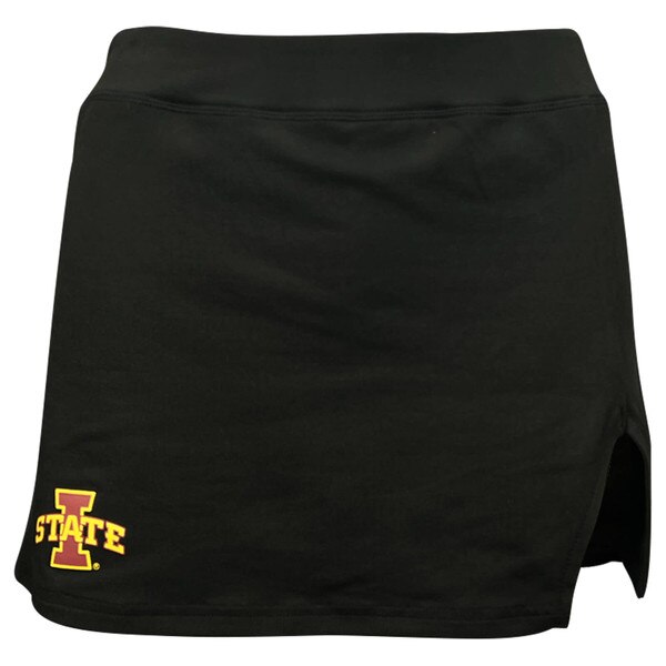 ZooZatz Women's I-State Black V-Notch Skort